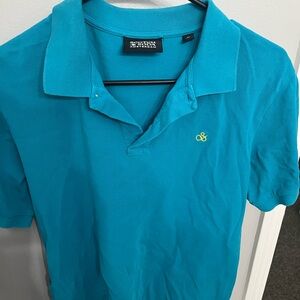 Scotch & Soda Men's Blue Polo Shirt